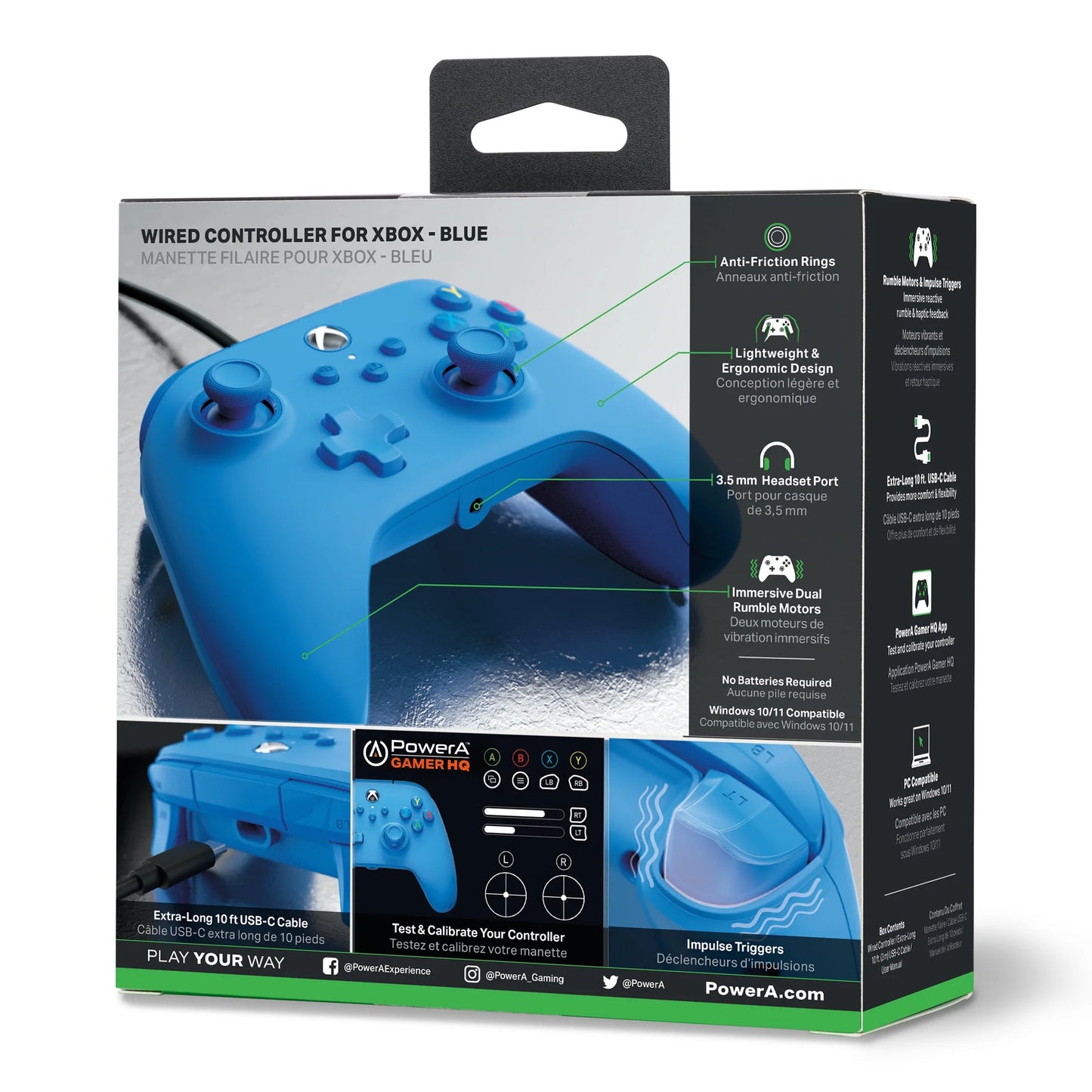 Wired Controller for Xbox Series X|S - Blue
