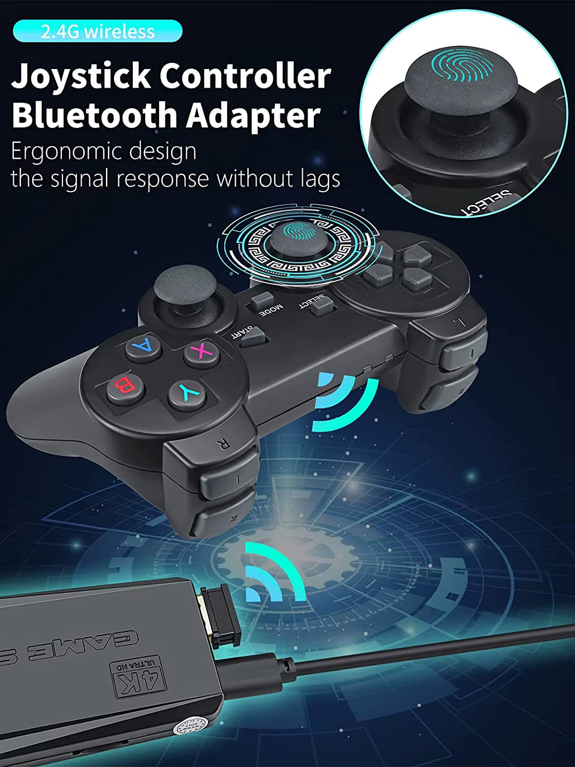 Video Game Console Game Stick Lite 4K 20000 Games HD Retro Classic Arcade Emulador Wireless TV Gaming Console