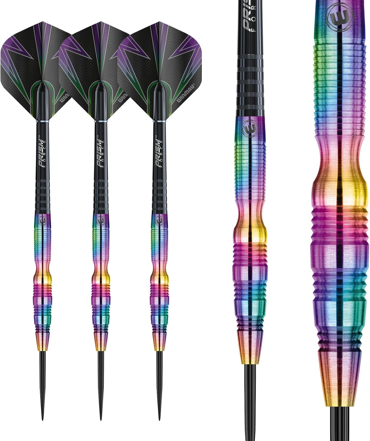 Simon Whitlock Urban Grip Tungsten Steeltip Darts Set with Flights and Shafts (Stems)