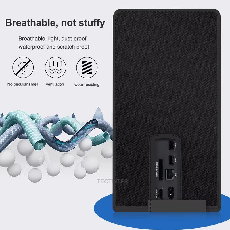 Dustproof Soft Cover for Xbox X Console Anti-Scratch Horizontal Waterproof Protective Vertical Case for Xbox Series X Console