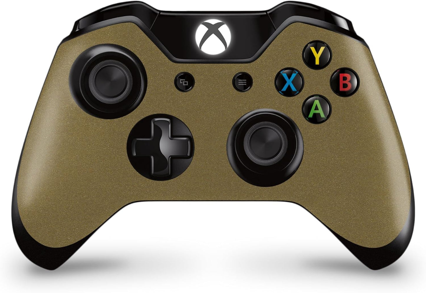 Xbox One Metallic Gold Look Console Skin Decal Sticker + 2 Controller Skins Compatible Xbox One & Kinect
