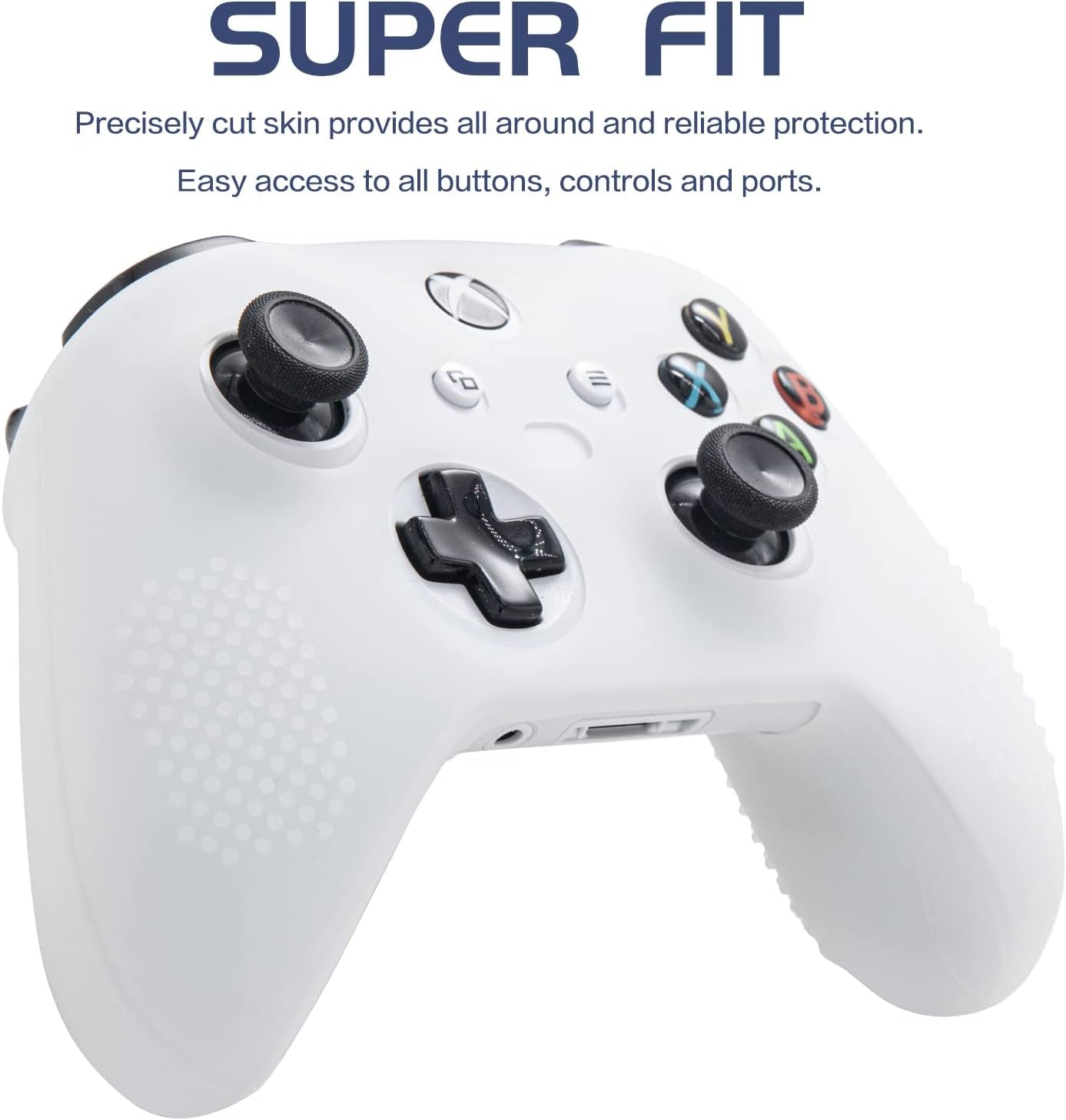 Xbox Series X/S Controller Silicone Cover Case, Rubber Skin for Xbox Series X/S Controller - Clear