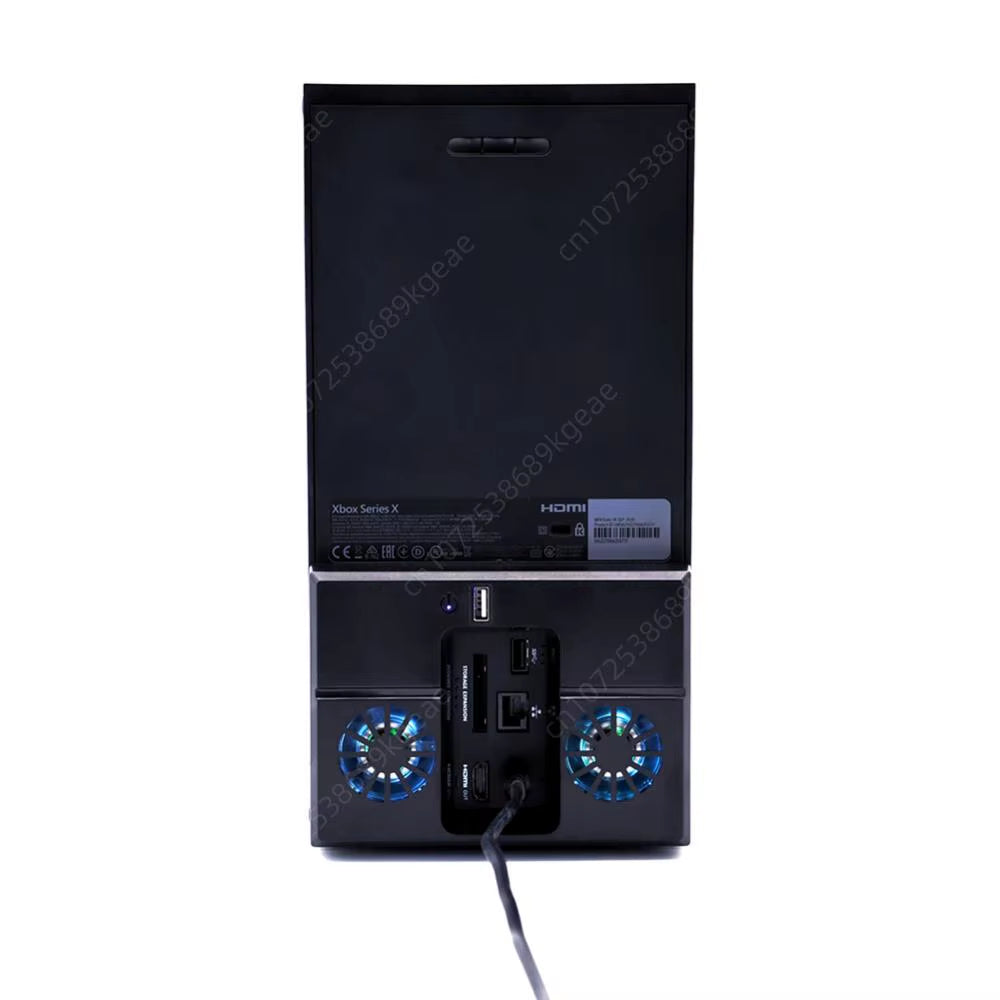 Vertical Stand Host Side Radiator for Xbox Series X Console Cooling Fan Dock Station Slim Usb Game Cooler for Xbox Game Console