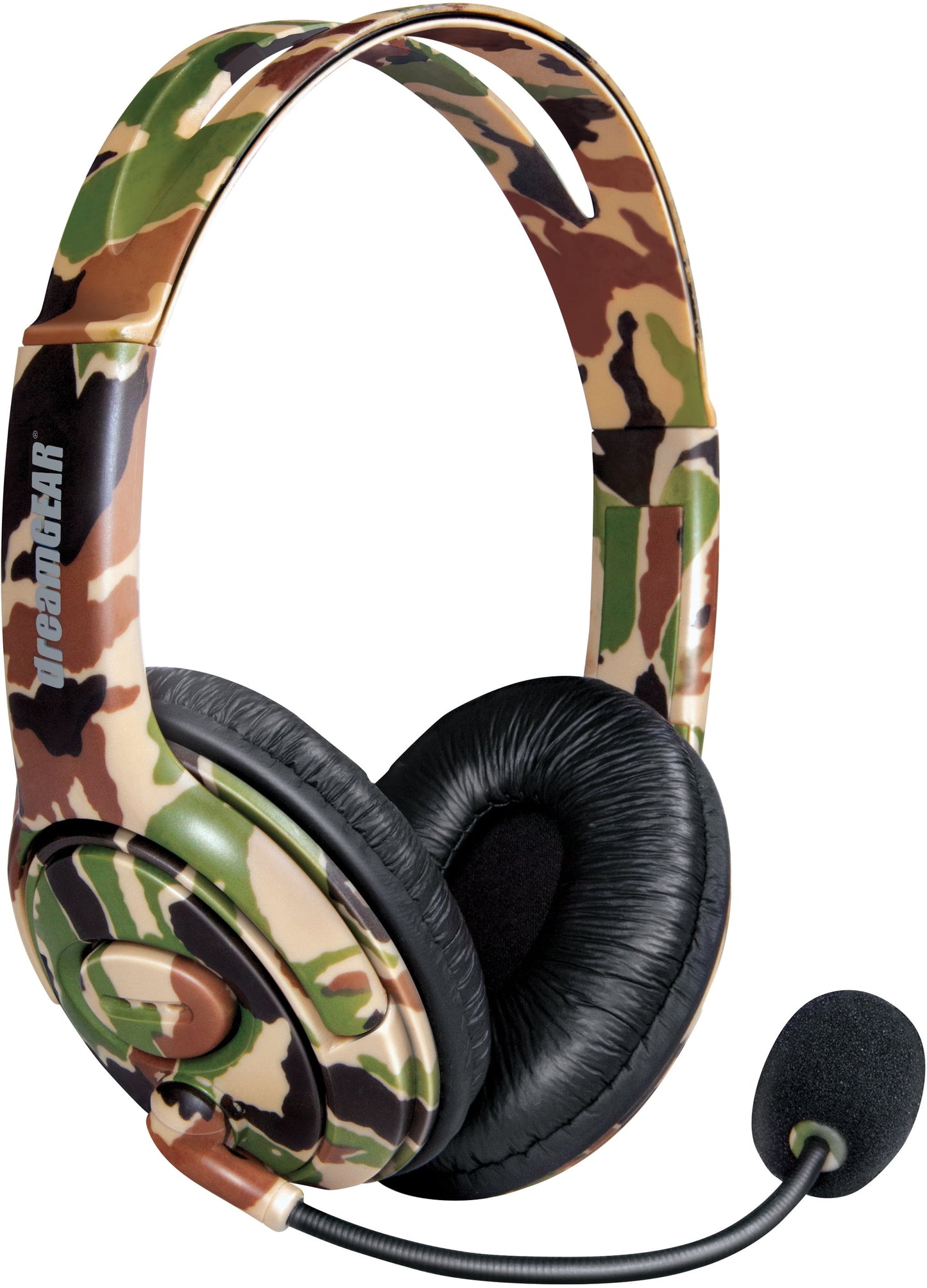 Xbox Accessory: Wired Headset - X-Talk Headset with Boom Mic - Camo: Compatible with PC, Switch, PS5, Xbox X|S