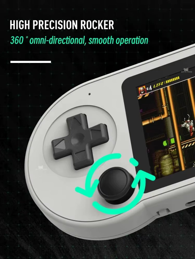 SF2000 Portable Handheld Game Console 3 Inch IPS Retro Game Consoles Built-In 6000 Games Retro Video Games for Kids