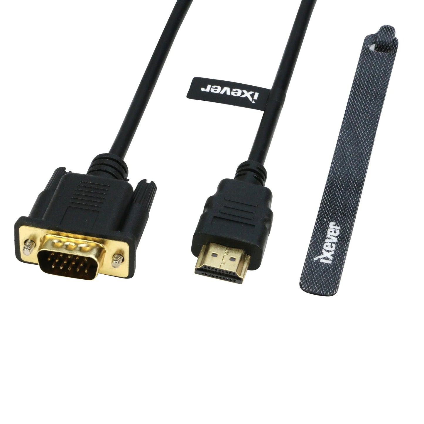 HDMI to VGA Adapter Cable 6FT, Gold-Plated HDMI to VGA Cable Male to Male 1080P Compatible for Computer, Desktop, Laptop, PC, Monitor, Projector, HDTV and More