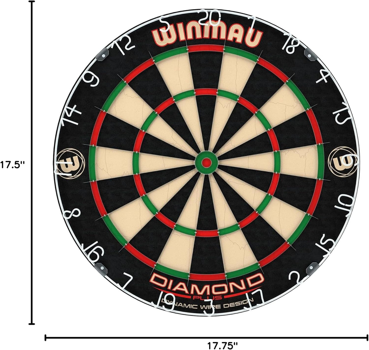 Diamond plus Professional Bristle Dartboard