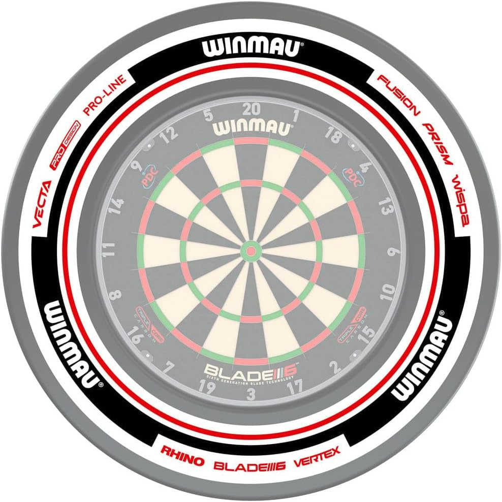 Dart Board Surround Ring - Advance Black, Red, White and Green Dartboard Surrounds - Backboard Wall Protector