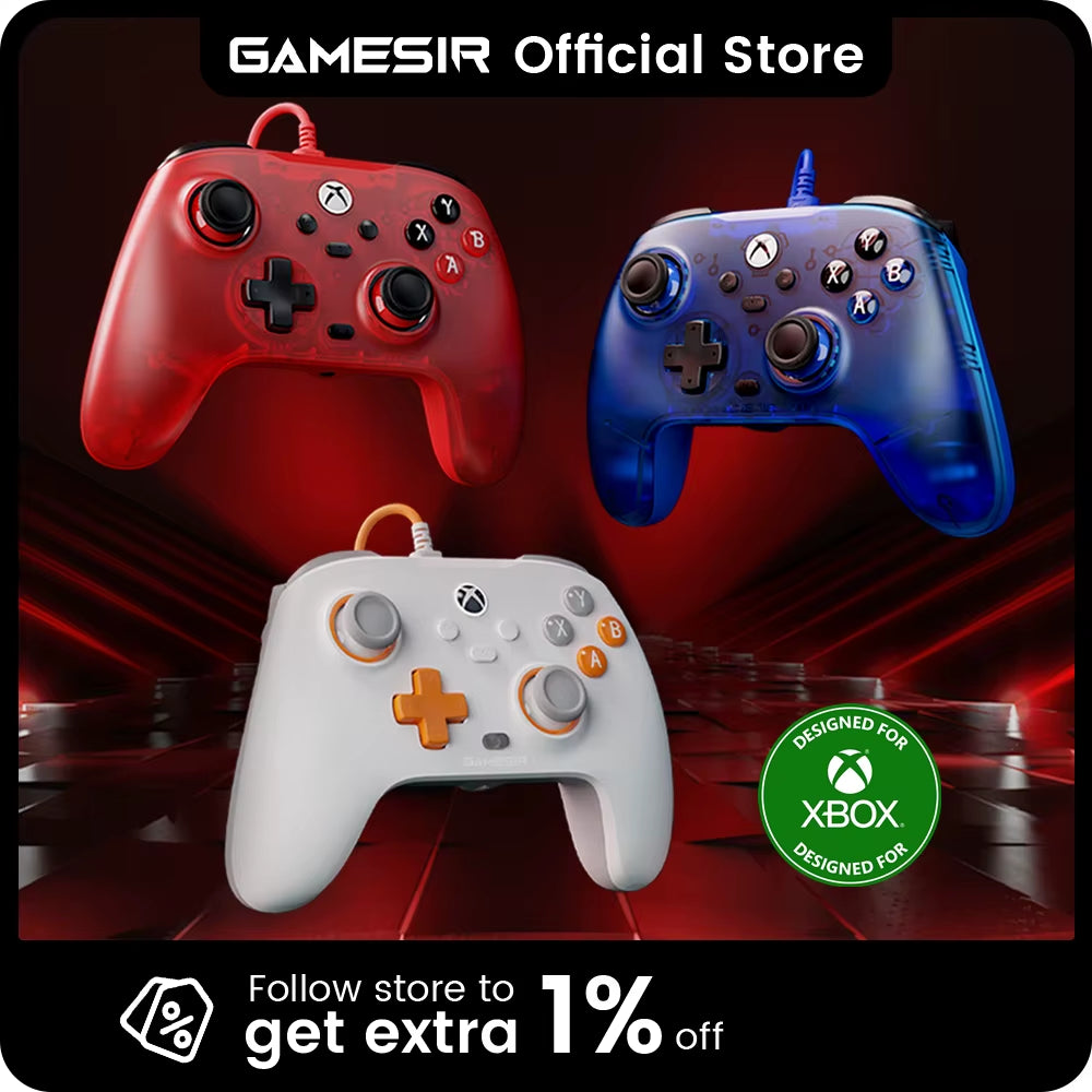 Gamesir T7 Xbox Gaming Controller Wired Gamepad for Xbox Series X, Xbox Series S, Xbox One, with Effect Joystick Trigger