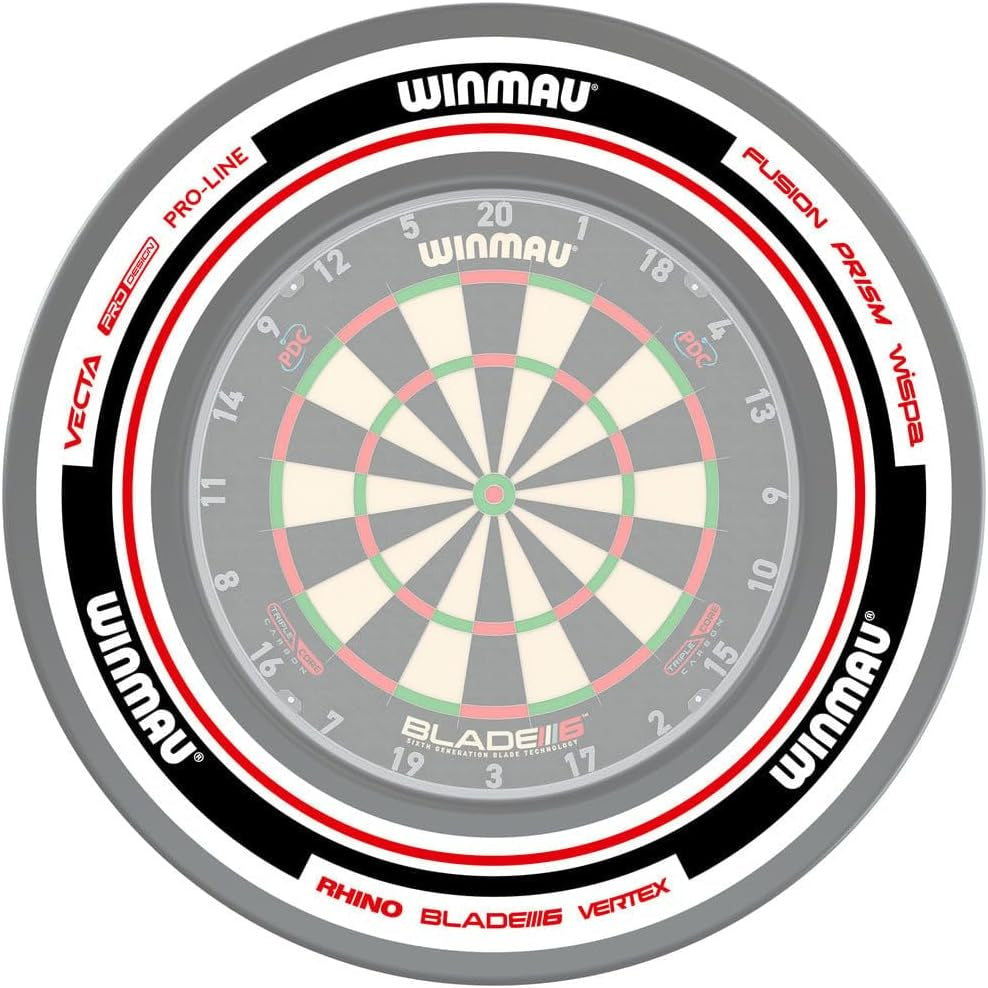 Dart Board Surround Ring - Advance Black, Red, White and Green Dartboard Surrounds - Backboard Wall Protector