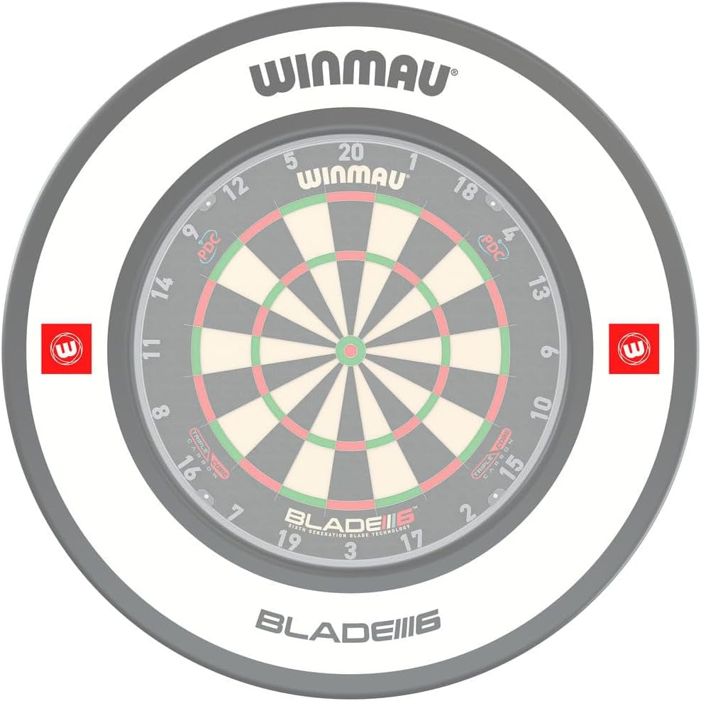 Dart Board Surround Ring - Pro Line 1.0 & 2.0 Red, Blue, Black & White Dartboard Surround - Backboard Wall Protector