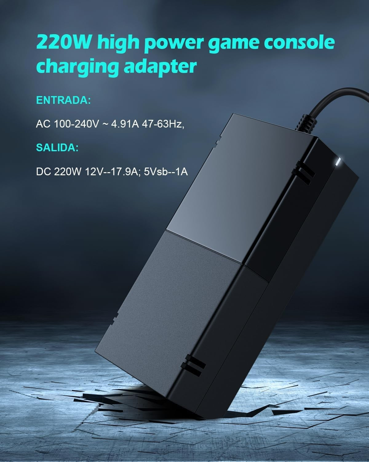 For Microsoft Xbox One Console Power Supply AC Adapter 135W 10.83A W/ Power Cord
