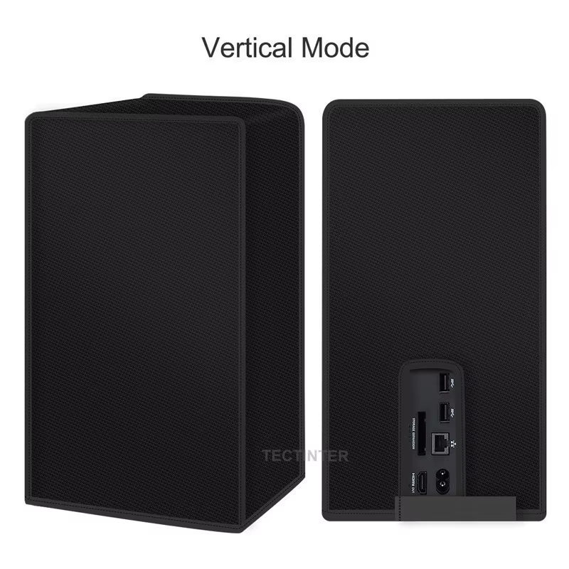 Dustproof Soft Cover for Xbox X Console Anti-Scratch Horizontal Waterproof Protective Vertical Case for Xbox Series X Console
