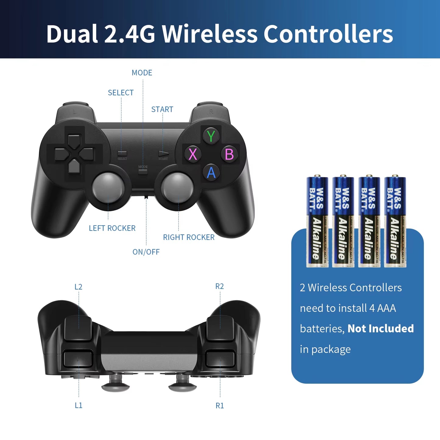 Video Game Console Game Stick Lite 4K 20000 Games HD Retro Classic Arcade Emulador Wireless TV Gaming Console