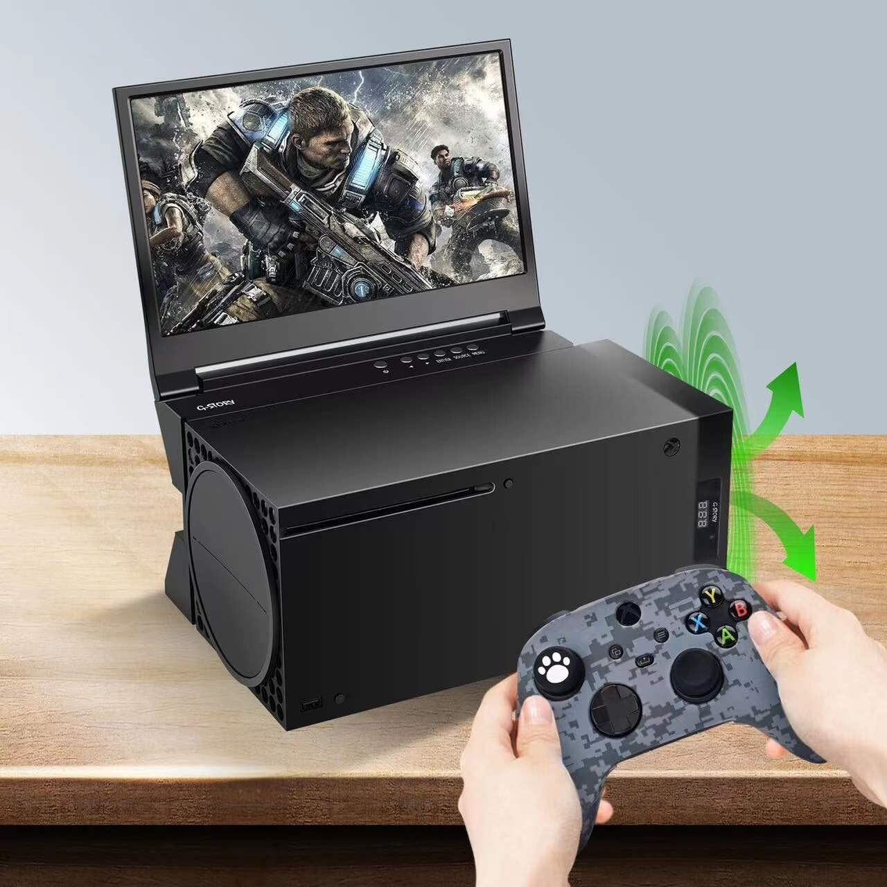G-STORY Cooling Fan for Xbox Series X Automatic Fan Speed Adjustable by Temp