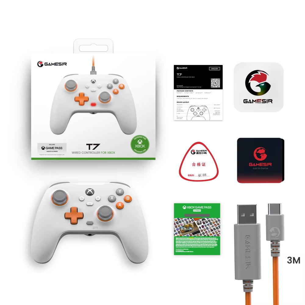 Gamesir T7 Xbox Gaming Controller Wired Gamepad for Xbox Series X, Xbox Series S, Xbox One, with Effect Joystick Trigger