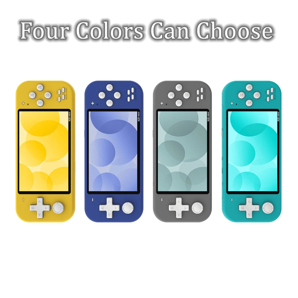 X20 Mini 4.3 Inch IPS Screen Handheld Portable Game Console 32GB 8GB 5000 Games for 8/16/32 Bit Arcade Video Games Child Gift