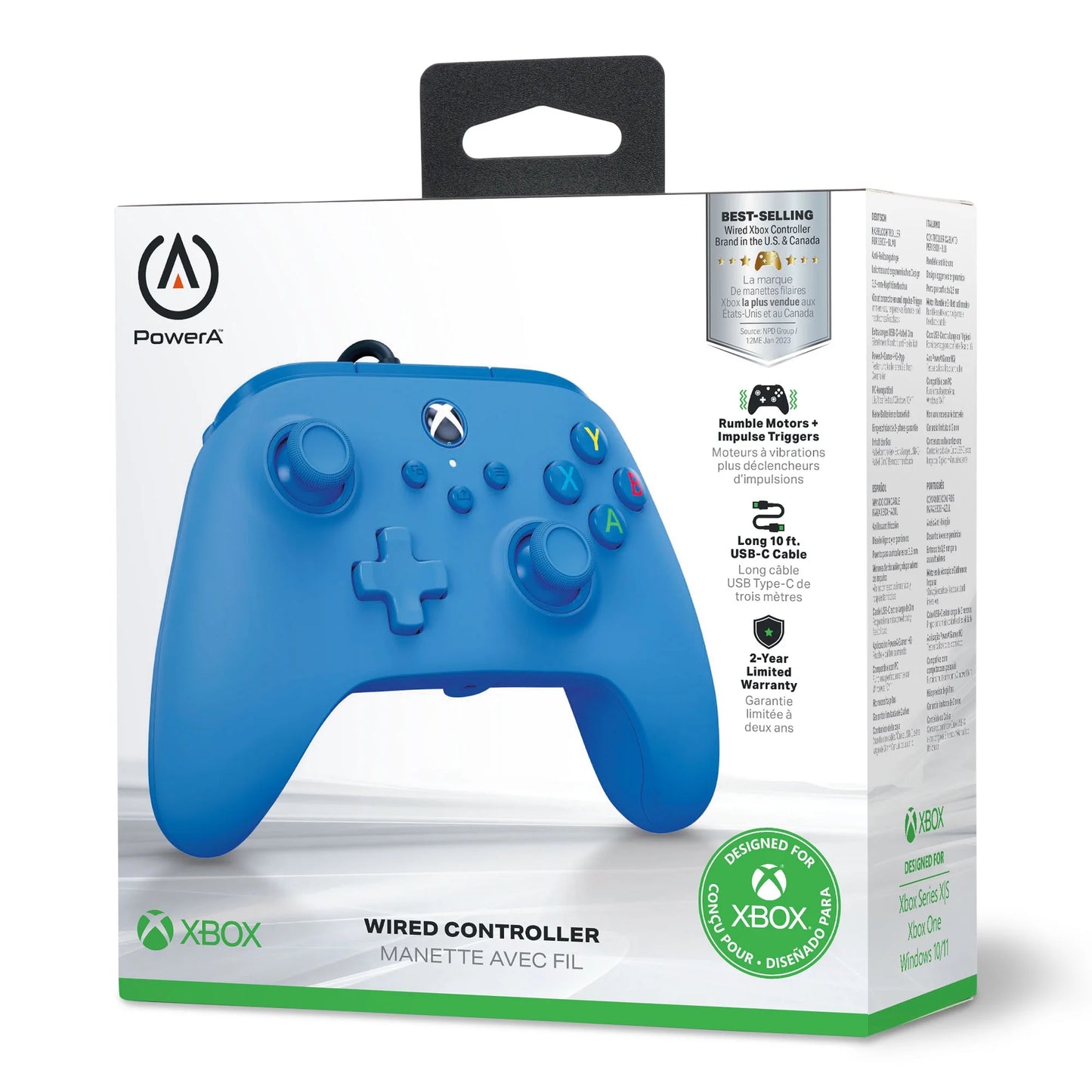 Wired Controller for Xbox Series X|S - Blue
