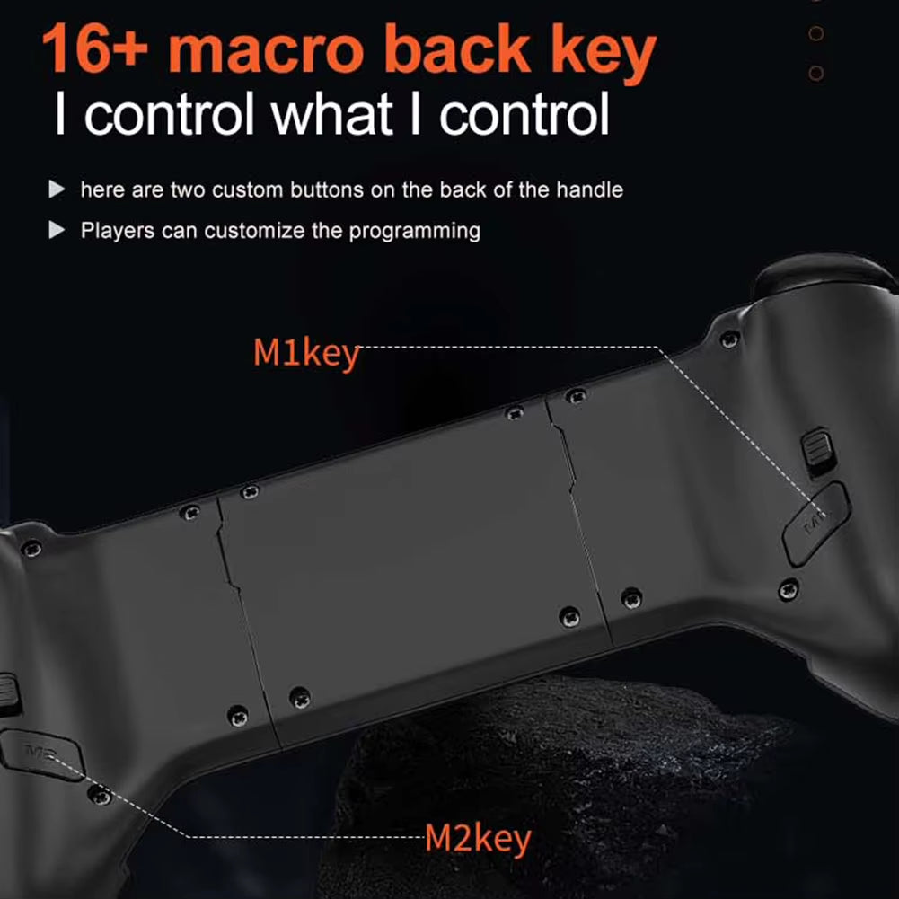 Mobile Phone Stretching Game Controller Bluetooth-Compatible5.3 Wireless Gamepad for Iphone Ios Android Switch PC