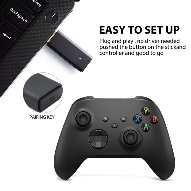 For Xbox One Wireless Adapter USB Receiver for Xbox One 2Nd for Xbox One 1St for Windows 10 System PC Laptops 2Nd Generation