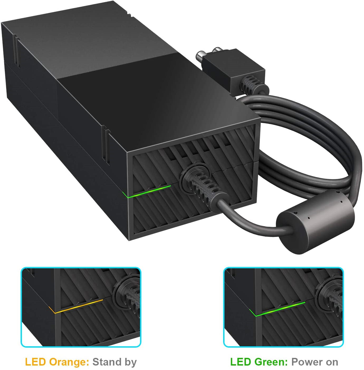 For Microsoft Xbox One Console Power Supply AC Adapter 135W 10.83A W/ Power Cord