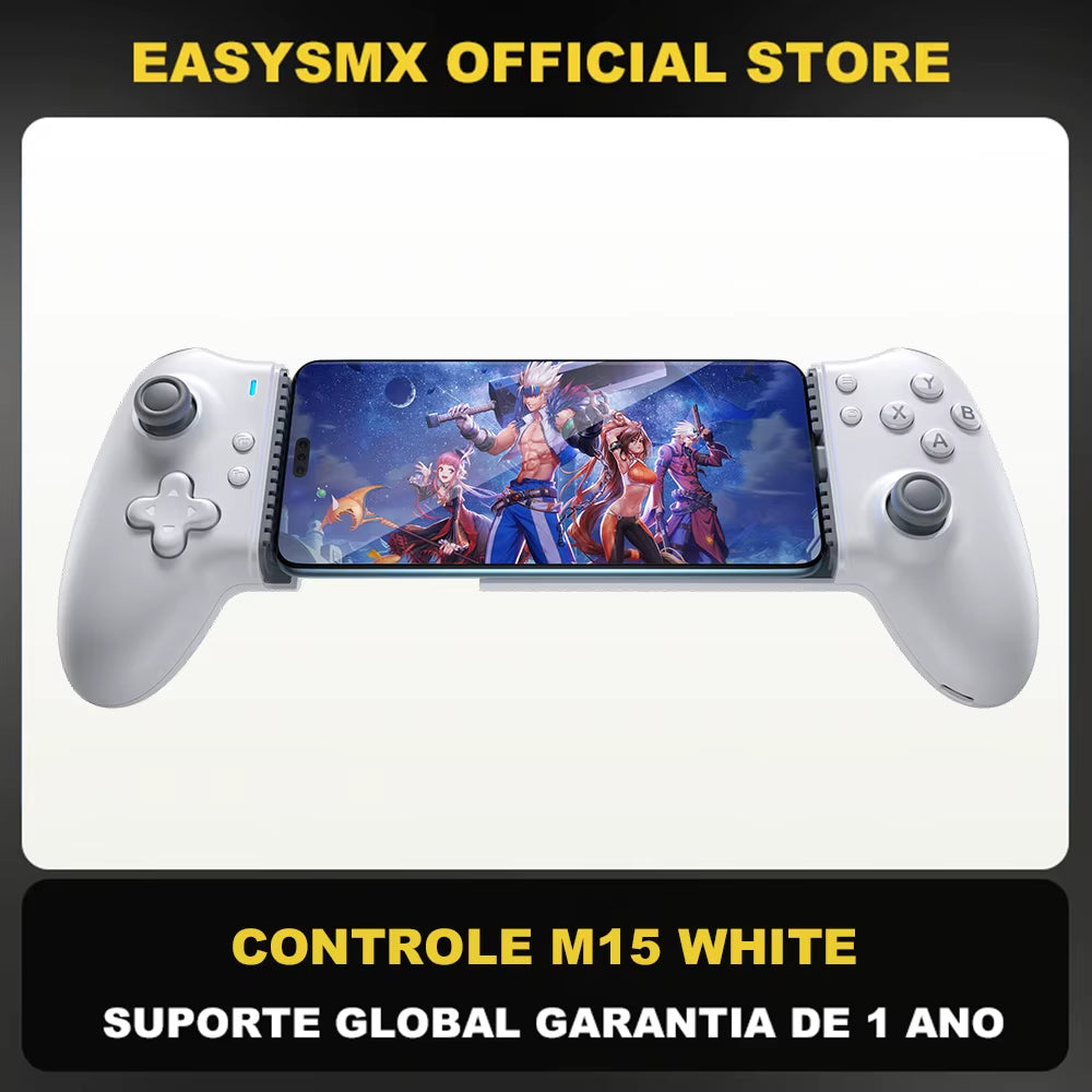 Easysmx M15 Mobile Phone Gamepad Type C Hall Mechanical Controller for Android Phone Iphone 15/16 Cloud Gaming Xbox Game Pass