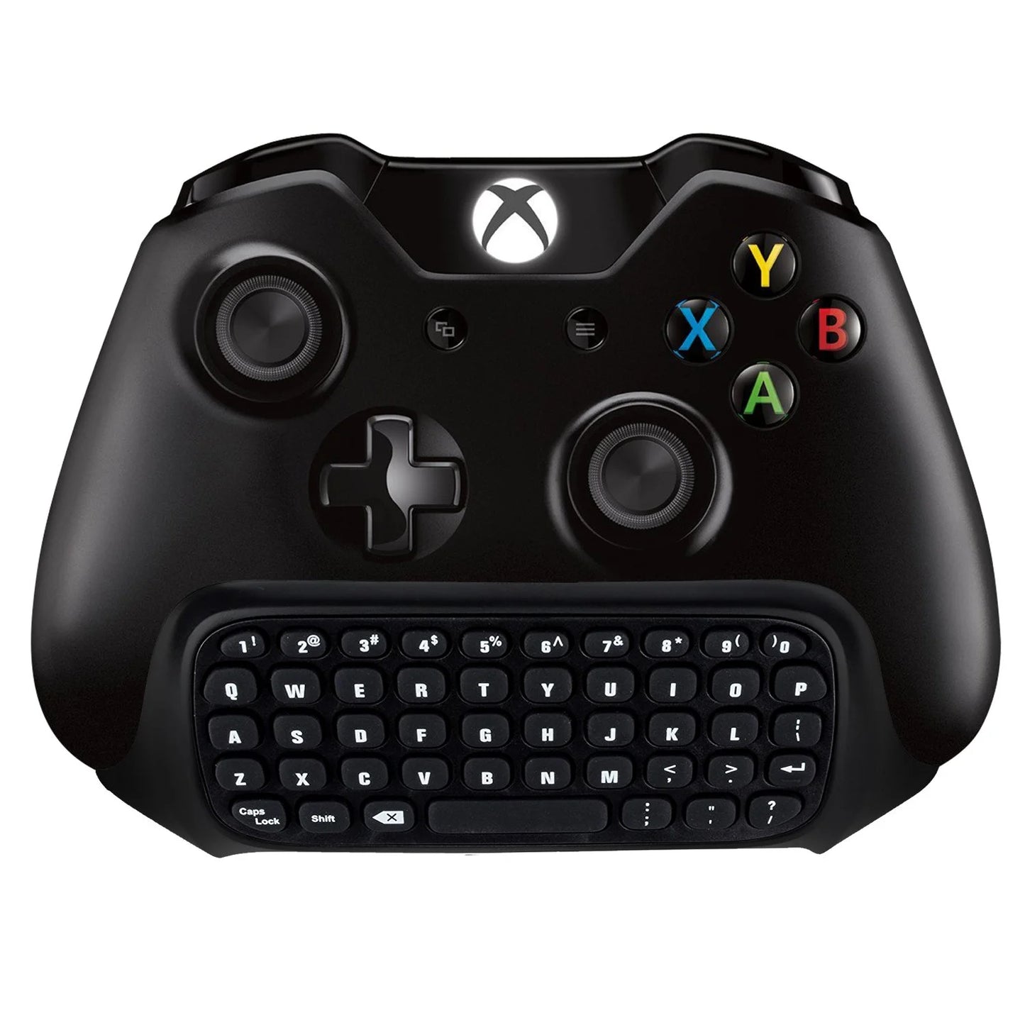 Wireless Keyboard for Xbox One Controller,Xbox Series X/S,Green Backlight Gaming Chatpad Keypad with USB Receiver 3.5Mm Audio Jack,Xbox Accessories for Xbox One/One S/Elite/2 Controller, Black