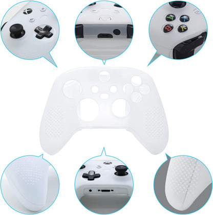 Xbox Series X/S Controller Silicone Cover Case, Rubber Skin for Xbox Series X/S Controller - Clear