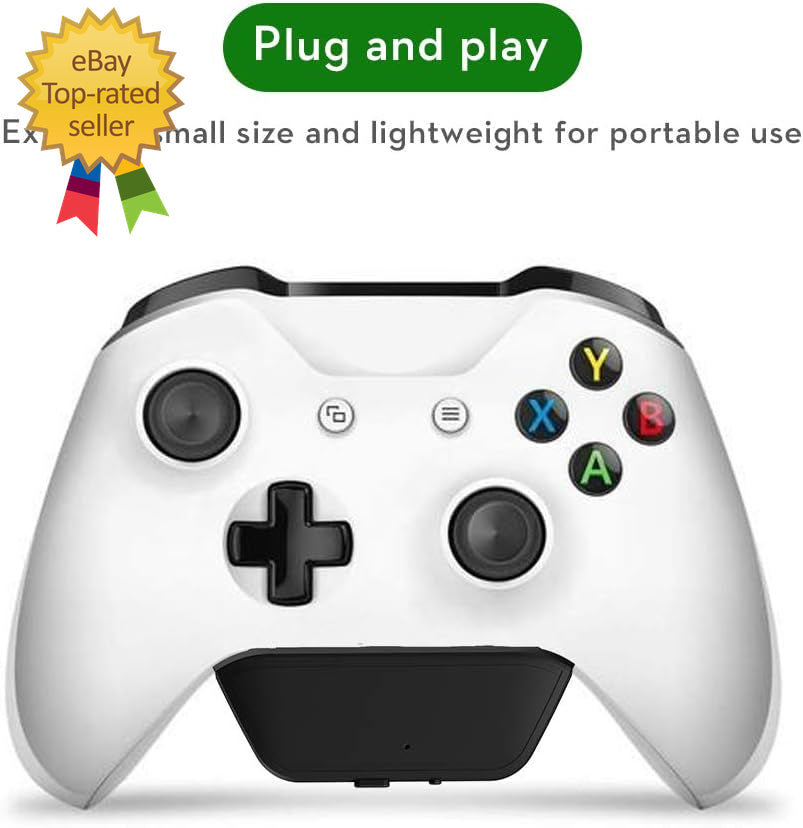 Bluetooth Transmitter Dongle for Xbox Controllers - Stereo Audio Adapter Compati
