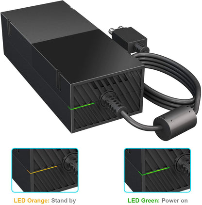FOR XBOX One / XBOX 360 Console Power Supply Brick Adapter Charger AC Power Cord