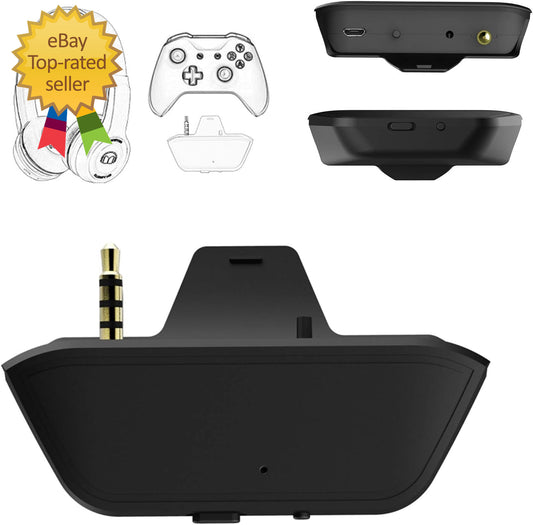 Bluetooth Transmitter Dongle for Xbox Controllers - Stereo Audio Adapter Compati