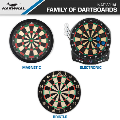 Kingston Dartboard; Official Size, Self-Healing Board (Darts Not Included)