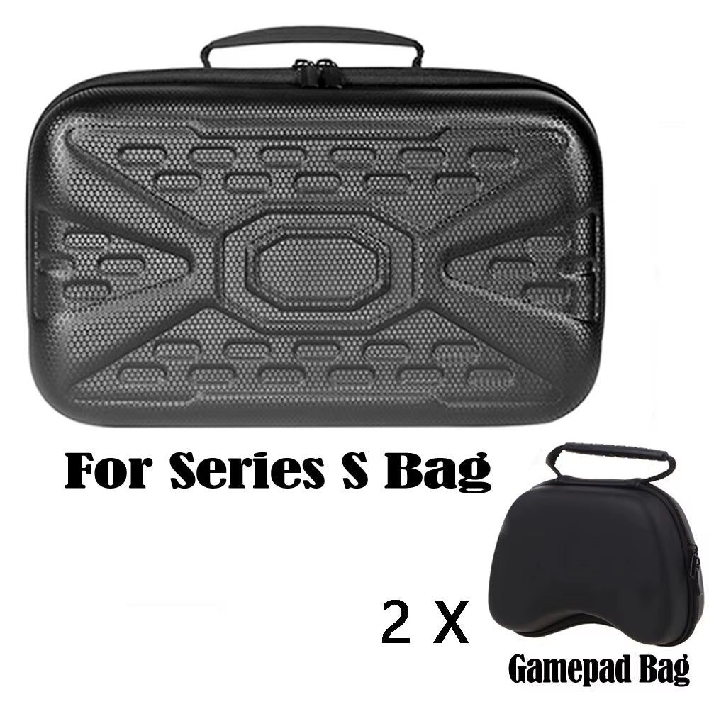 Bag for X Box Xbox Series S Game Console Gamepad Controller Accessories Hard Case Funda Storage Organizer Travel Suitcase Carry