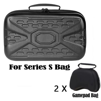 Bag for X Box Xbox Series S Game Console Gamepad Controller Accessories Hard Case Funda Storage Organizer Travel Suitcase Carry