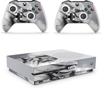 Trooper Skins for Xbox One S XBS Console Decal Vinal Sticker + 2 Controller Set