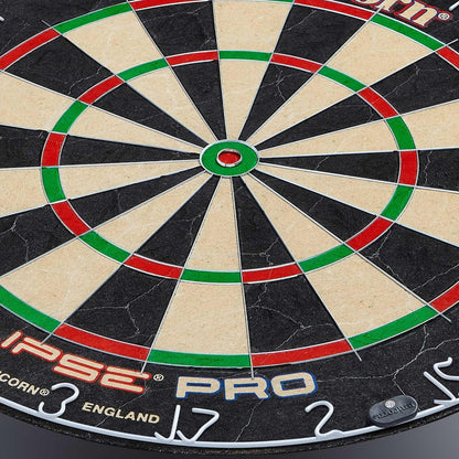 Eclipse Pro & Ultra Championship Edition Bristle Steel Tip Dartboards - Ultra-Slim Wire, Staple-Free Bullseye-Increased Target Area, Premium Self-Healing Sisal, High-Vis Rotatable Number Ring