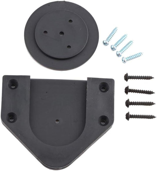 - Pro Dartboard Wall Hanging U Bracket System | Easy Mounting & Rotation | Enhanced Stability | Compatible with Timber Backed Bristle Dartboards | Black, Sisal