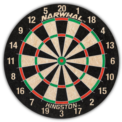 Kingston Dartboard; Official Size, Self-Healing Board (Darts Not Included)