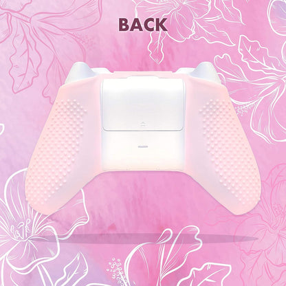 Pastel Skin Cover for Wireless Controller | Soft Sleeve Shell Case with Textured Grip | Compatible with Xbox Series X/S and Xbox One (Light Pink)