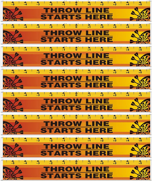 Dart Board Throw Line Floor Sticker PVC Toe Line Marker for Dart Players Game Accessories, 23 X 3.15 Inch