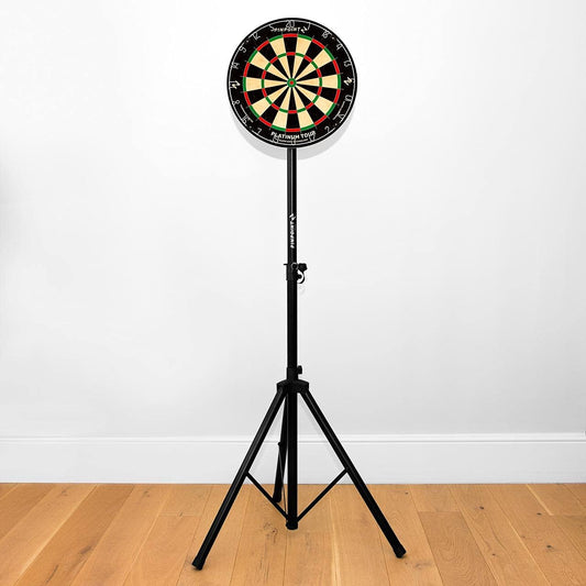 Dartboard Stand [Stand Only] - Darts Accessories for Your Dartboard | Portable & Adjustable Height Dartboard Stand | Dart Board Stand with Instructions