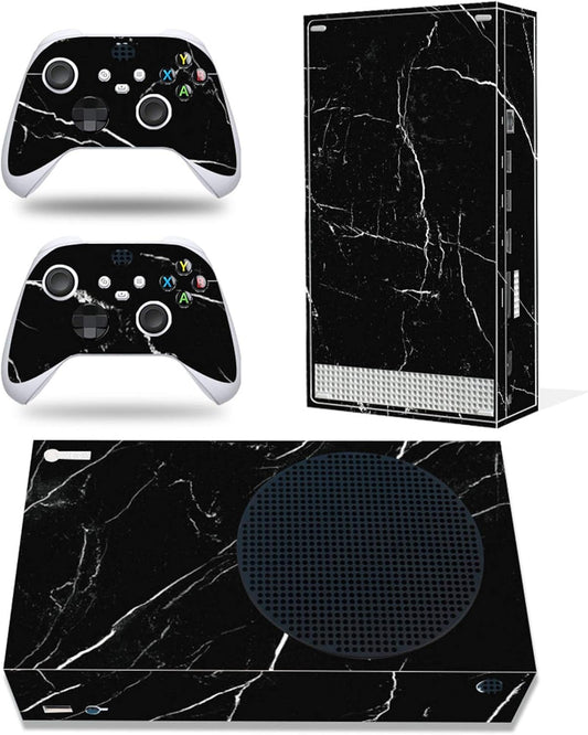 Skin for Xbox Series S, Whole Body Vinyl Decal Protective Cover Wrap Sticker for Console and Controller (Series S, Black Marble)