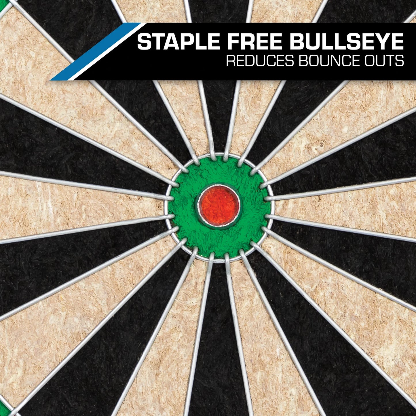 Kingston Dartboard; Official Size, Self-Healing Board (Darts Not Included)