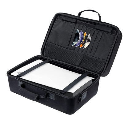 Carrying Case for PS5 Hard Shell Carry Case Travel Bag, Portable Protective Case Compatible with PS5 Console, Controller and Accessories (Black),43*27*21Cm16.93*10.63*8.27In