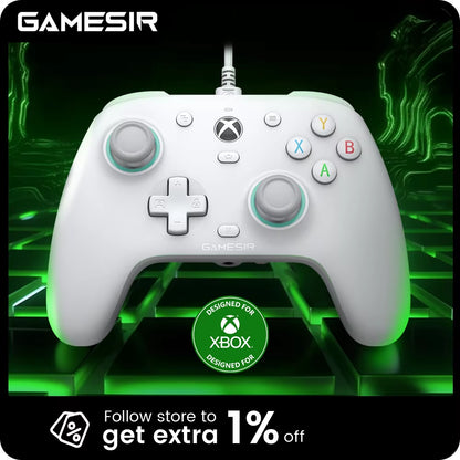 Gamesir G7 SE Xbox Gaming Controller Wired Gamepad for Xbox Series X, Xbox Series S, Xbox One, with Hall Effect Joystick