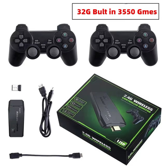 4K HD Video Game Console 2.4G Double Wireless Controller Game Player M8 20000 Games 64GB Retro Games Boy Christmas Gifts
