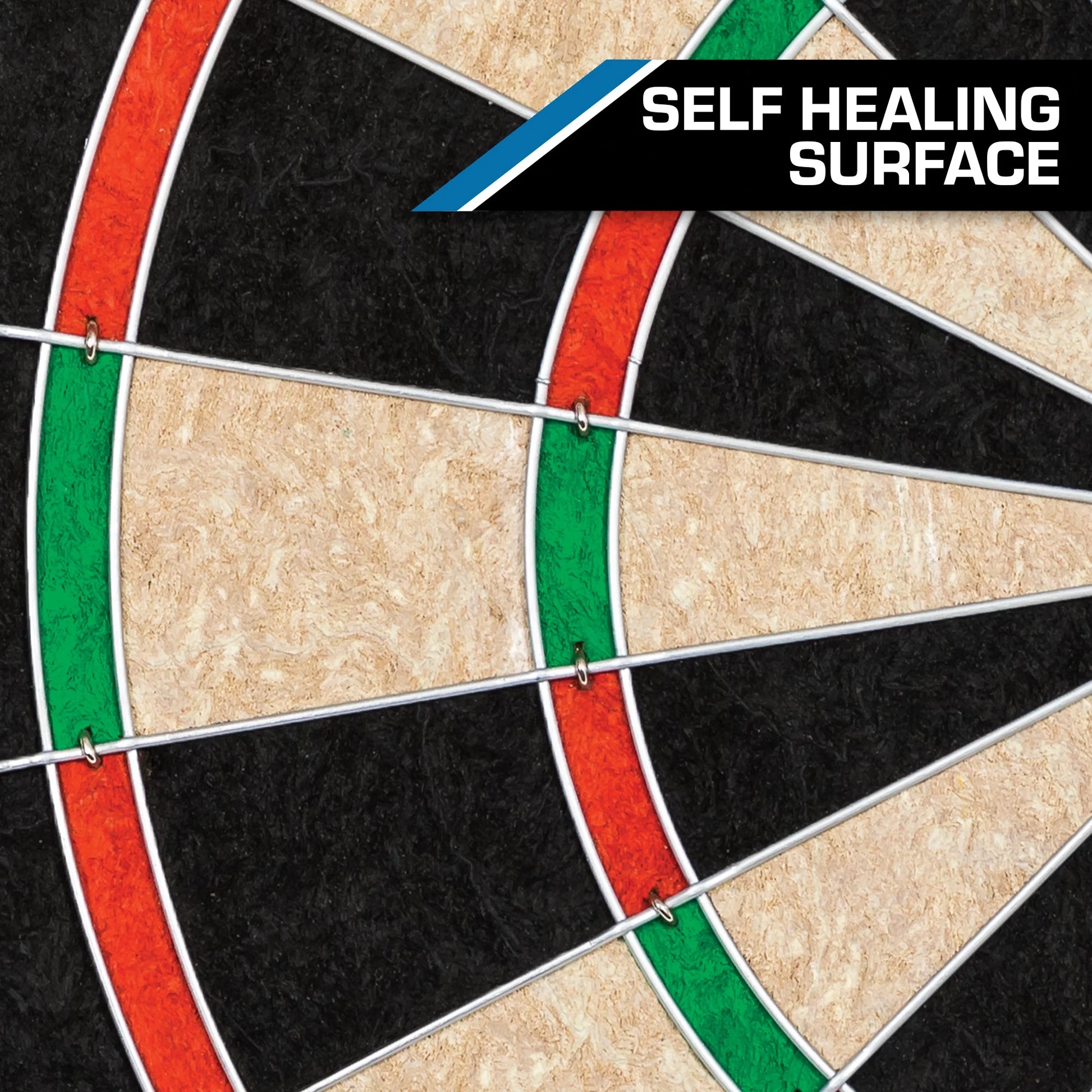 Kingston Dartboard; Official Size, Self-Healing Board (Darts Not Included)
