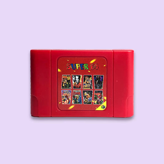 Super 64 Retro Game Card 340 in 1 Game N64 Cartridge for N64 Video Game Console Region Free with 16G Card
