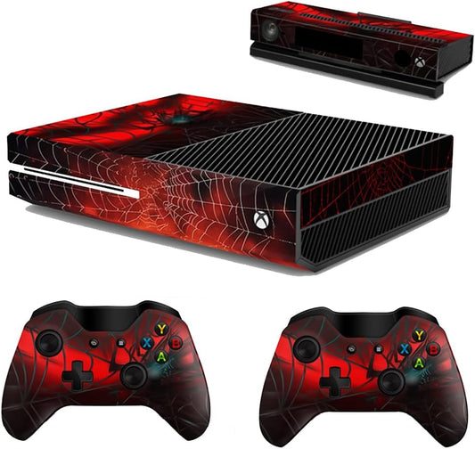 Xbox One Spider Console Skin Decal Sticker + 2 Controller Skins Compatible Xbox One & Kinect