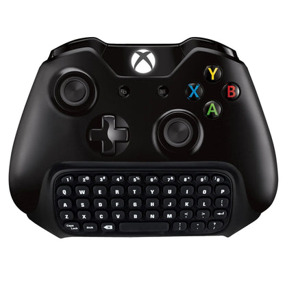 Wireless Keyboard for Xbox One Controller,Xbox Series X/S,Green Backlight Gaming Chatpad Keypad with USB Receiver 3.5Mm Audio Jack,Xbox Accessories for Xbox One/One S/Elite/2 Controller, Black